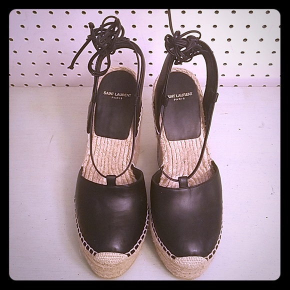 Yves Saint Laurent Shoes - YSL ESPADRILLE WEDGES DG 385313MADE IN SPAIN